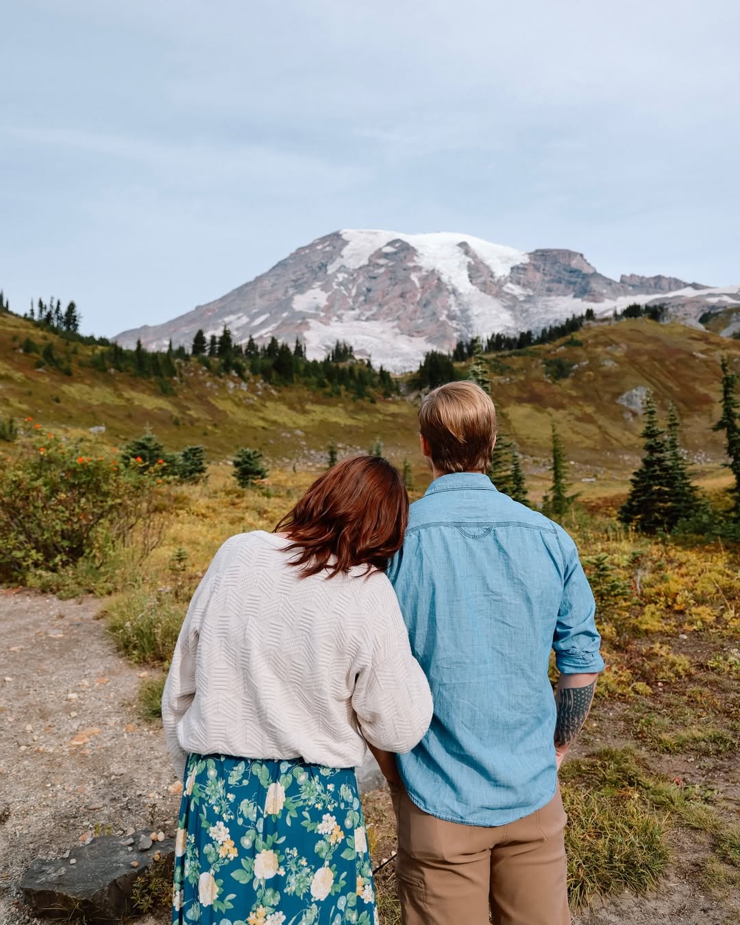 PNW mountain couple