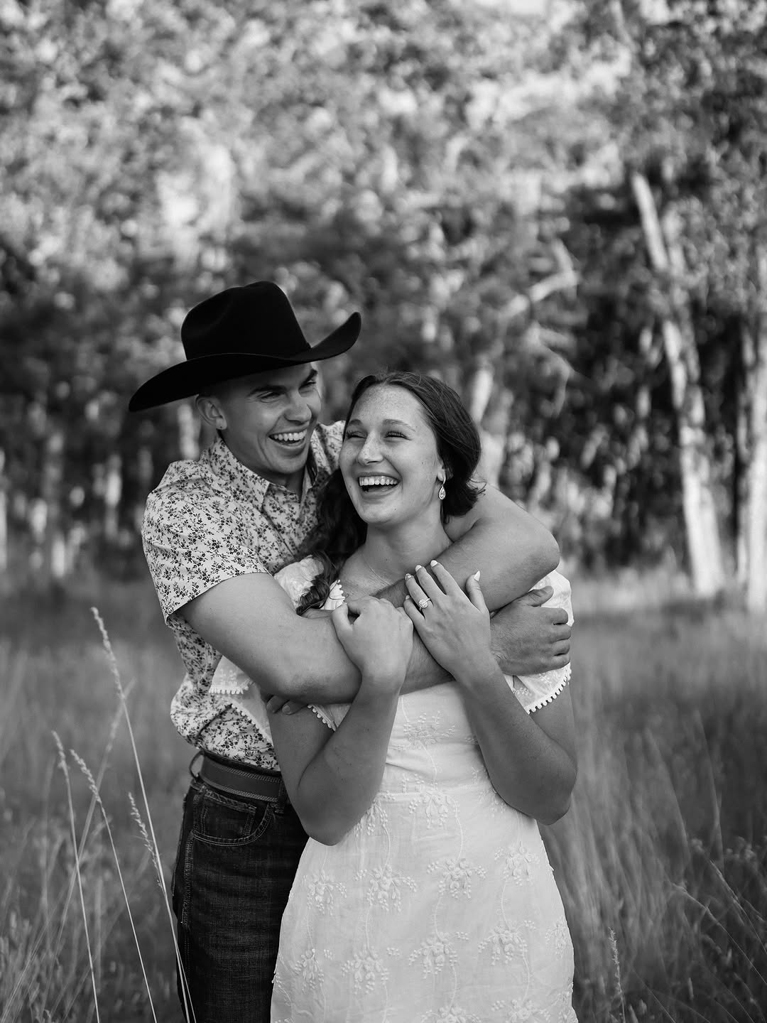 Bride and groom portrait
