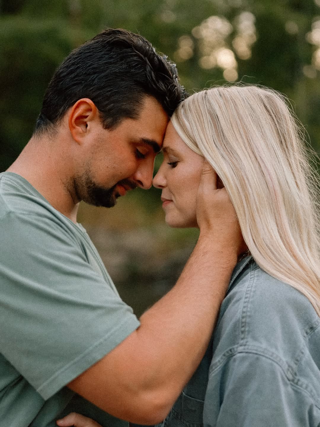 Intimate couple portrait